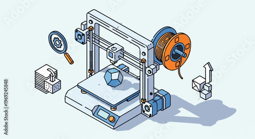 A yellow toy construction music box with musical notes shaped like a heavy industrial excavator machine isolated on white for transport and building work