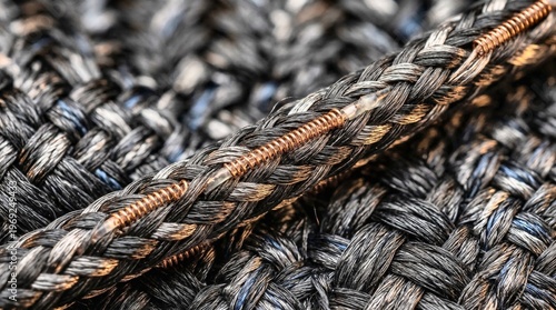 A close up of a rope