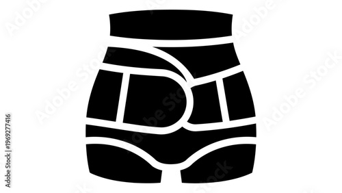 Maternity support belt icon