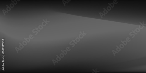 Limbo black background. Abstract dark gradient backdrop. Color wall of studio, room, stand for product display or photo. Modern banner with empty place for advertising text. Vector illustration.