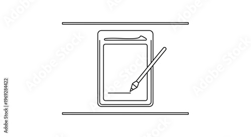 Handwriting on Tablet: Digital Signature or Note Taking with Stylus Pen