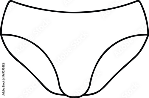 Everyday comfort womens briefs outline for casual wear and essential lingerie collections