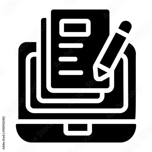 Copywriting Solid icon