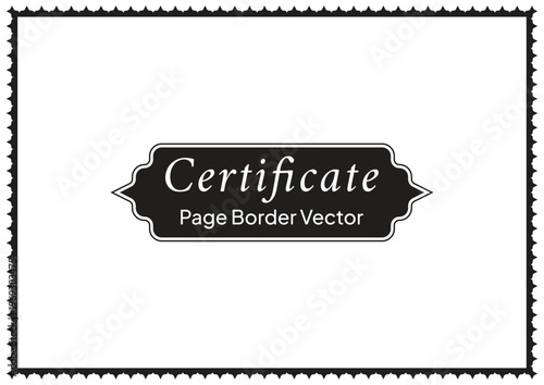 A4 Certificate Page Pattern 12