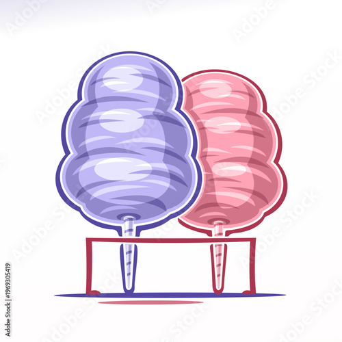 Vector logo for Cotton Candy