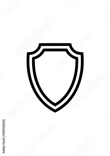 Security and Safety Monoline Icon Set – Flat Outline Vector UI Icons