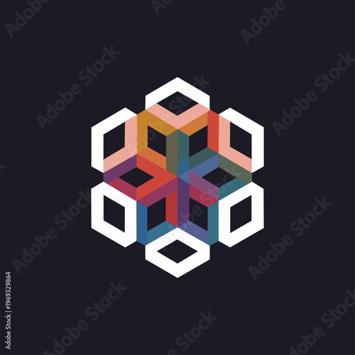 Geometric Shape 3D Vector