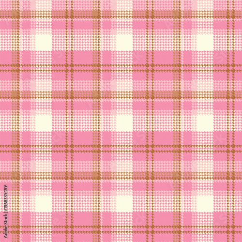 Seamless Retro Vintage Gingham Tartan Pattern April 06th 2026