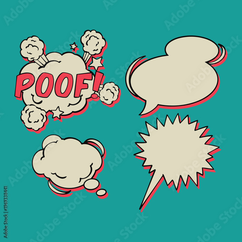 Custom Comic Action Explosion Text
