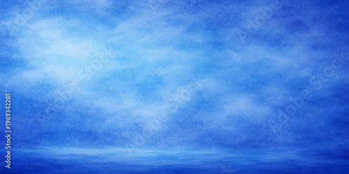 Abstract serene canvas of a cloudy blue sky. soft clouds create a stunning natural vista, evoking feelings of freedom and endless possibilities.