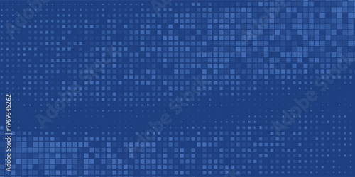 Blue Tech Finance Fintech Background Abstract Pixel Pattern. vector ilustration.