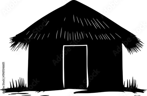 Traditional indigenous adobe house