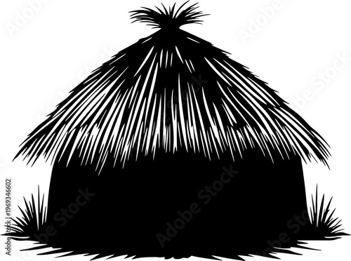 Traditional indigenous adobe house