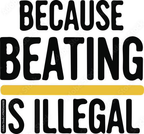 A straightforward textual statement on a white background giving a legal reason for restraint.