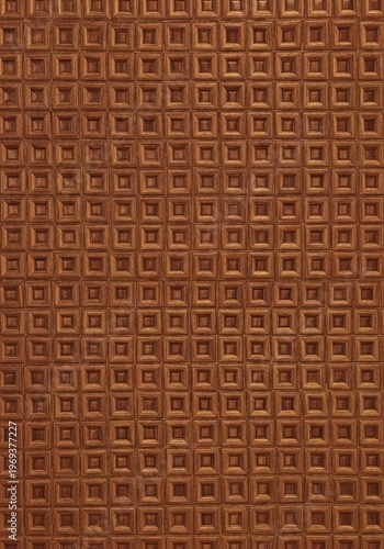 Seamless pattern composed of many identical small geometric square shapes arranged in a perfect grid structure creating a uniform background texture, identical, graphic, space