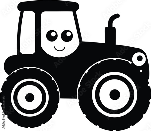 tractor vector illustration