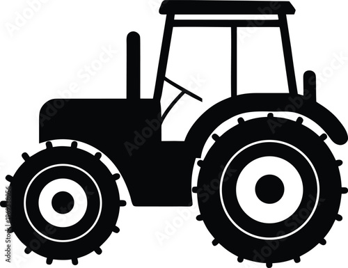 tractor isolated on white background