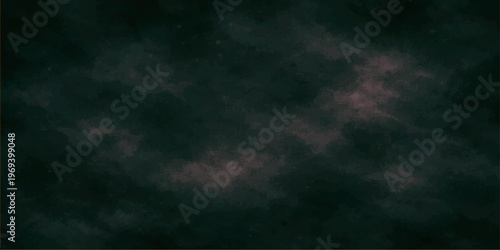 Abstract a mysterious and moody backdrop of billowing clouds in the depths of a dark sky, evocative of raw atmospheric power and immense drama. 