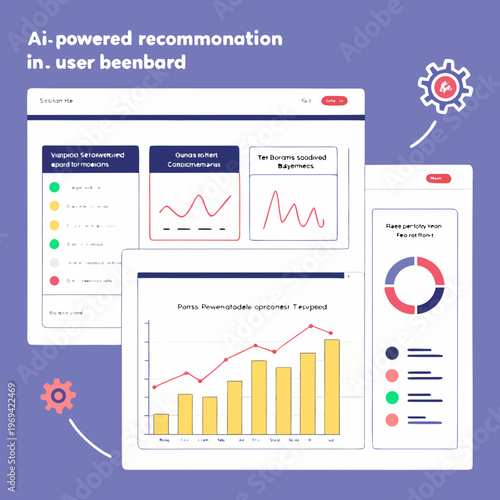 Ai recommendation dashboard with artificial intel
