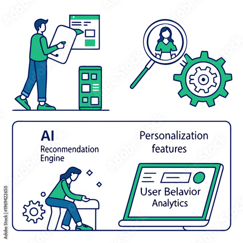 Ai recommendation engine and analytics