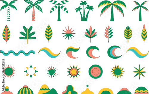 Medical emergency icons and healthcare symbol vector collection