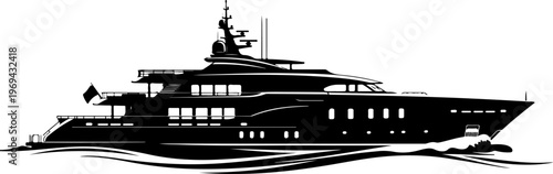 Sailing Yacht Boat  Silhouette 