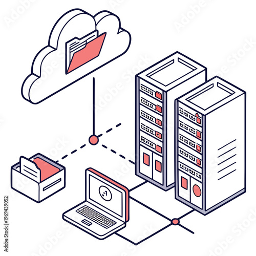 Cloud server infrastructure and network