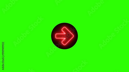 Animated Arrows Green Screen 4k video