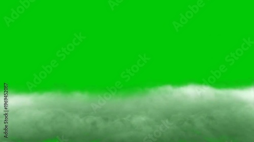 Awesome mysterious fog green screen effects animation footage