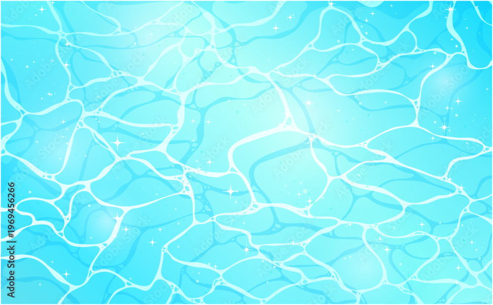 Obraz premium キラキラした明るい水面の背景_横