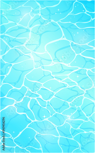 キラキラした明るい水面の背景_縦