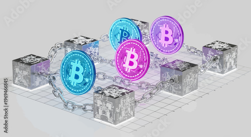Cryptocurrency blockchain technology Bitcoin secure digital chain