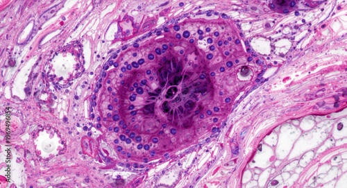 Microscopic Exploration of Tumor Cancer Effects on Human Tissue Structure