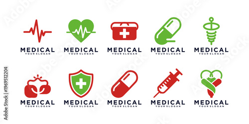 Medical icon and logo collection