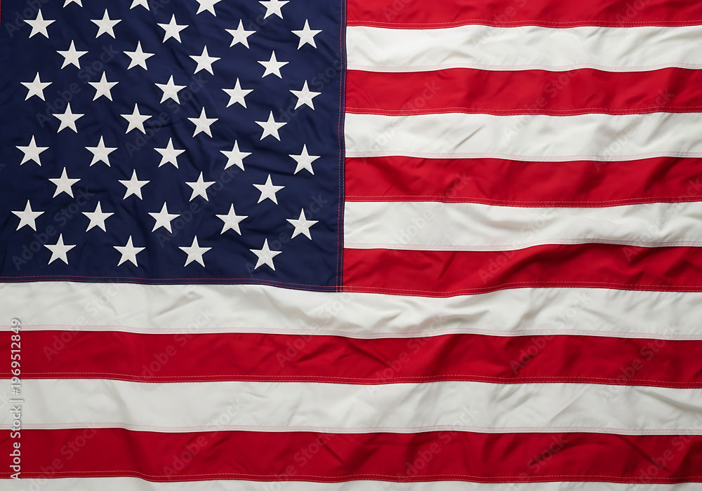 Obraz premium Usa 4 july celebration vibrant american flag waving patriotic symbol of independence and freedom