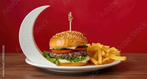 Ramadan burger dining with ...