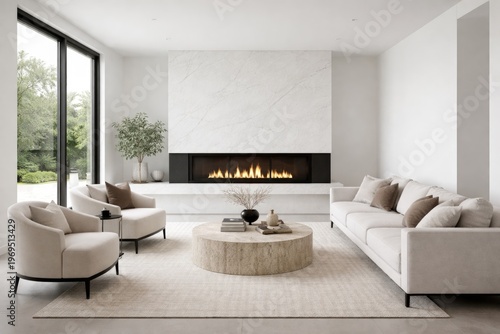 Modern living room interior...