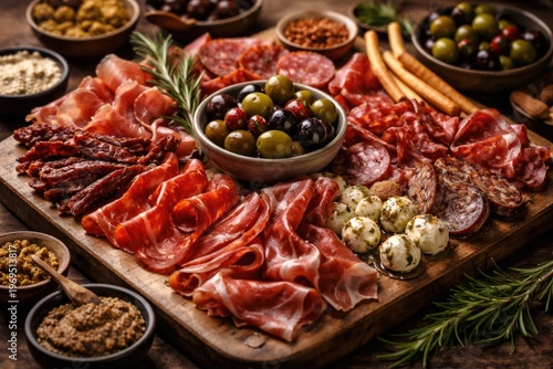 Protein rich charcuterie bo...