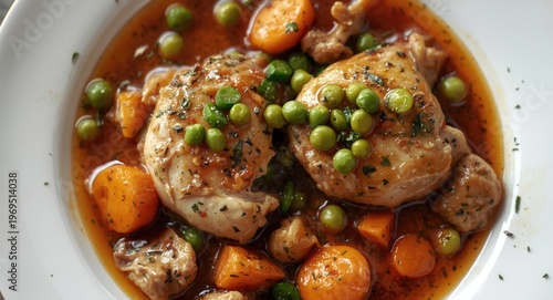 Wholesome chicken fricassee...