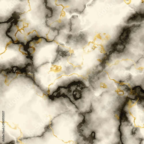 Gold Veined Marble Texture Background