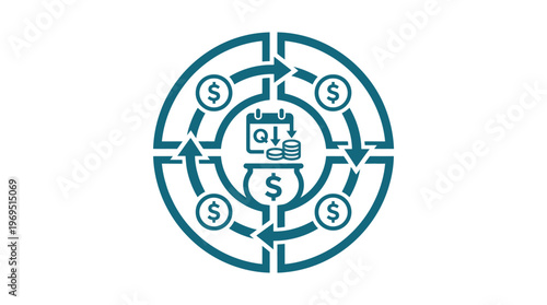 Business and Finance Cycle Icon