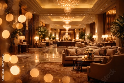 Luxury Hotel Interior with ...