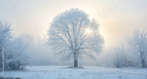 Still winter woodland scene...