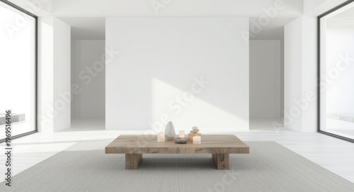 zen inspired living room fe...