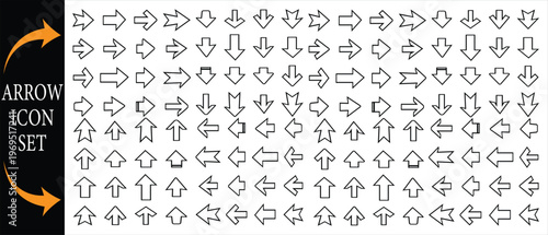 vector arrows icons, Collection different arrows sign. Arrow. Cursor. Black vector arrows icons. Mega set of way direction arrow sign. Mega set of vector arrows,