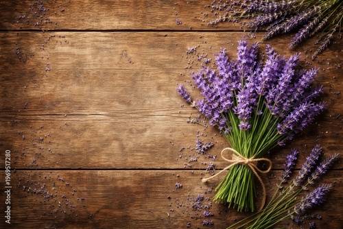 Lavender bouquet with fresh...