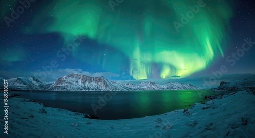 Impressive winter nature ba...