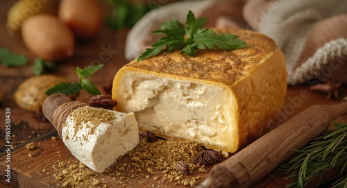 Traditional homemade cheese...