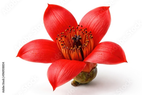 Bright Bombax ceiba flower ...