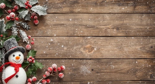 Winter season backdrop feat...